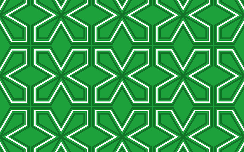 yeşil desen dokusu, sorunsuz doku, süslemeli doku, retro doku, çözünürlük ile yeşil retro arka plan. Yüksek kalite HD duvar kağıdı