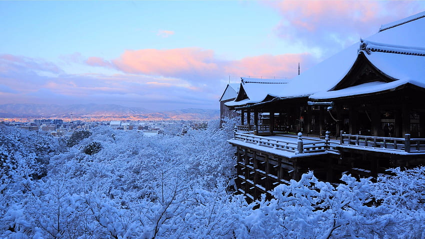 Amazing Winter 2016 Kyoto, Japan . . Winter japan, Kyoto japan, Winter sunrise HD wallpaper