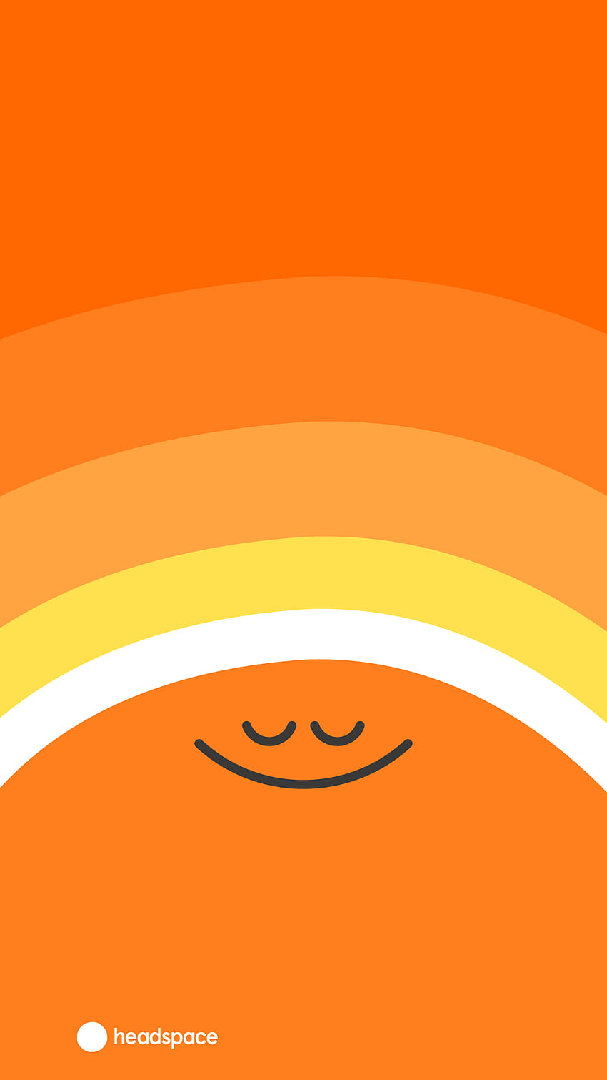 Video Chat Background, Cute Orange iPhone HD phone wallpaper