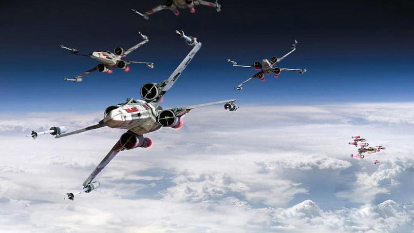 Caza estelar del ala X, Star Wars X-Wing fondo de pantalla