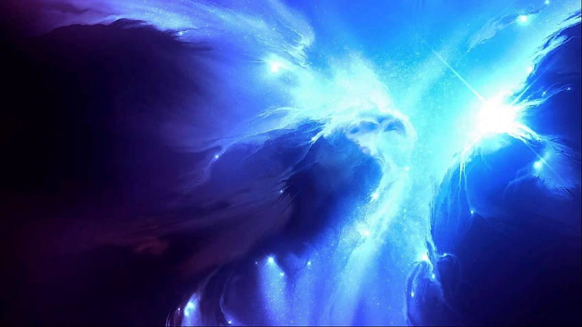 Blue Phoenix HD wallpaper