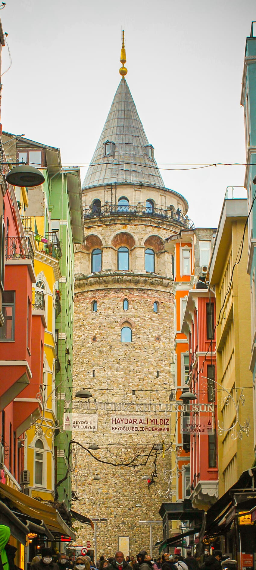 Galata Kulesi İstanbul, kule, manzara HD telefon duvar kağıdı