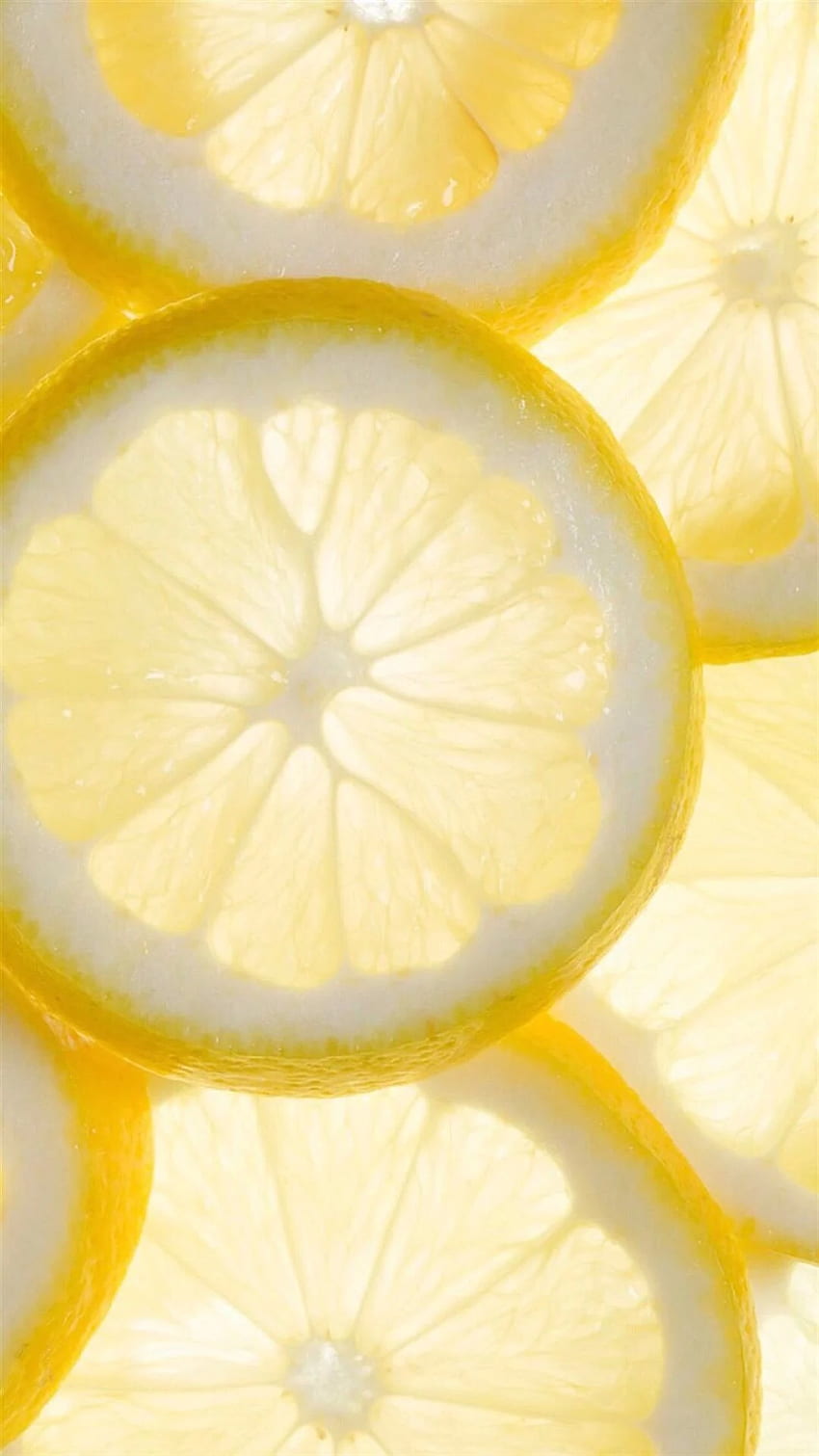 Fresh Cool Lemon Slice Overlap Background iPhone 6, Lemon Yellow HD phone wallpaper