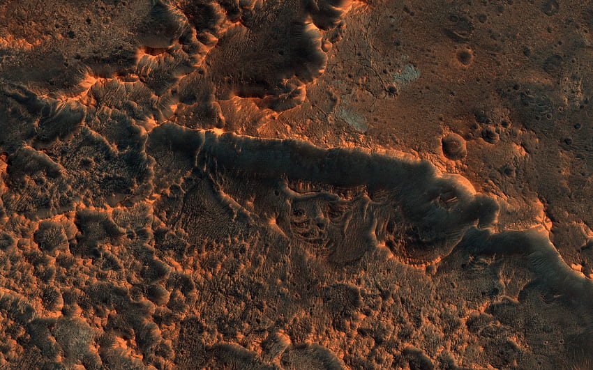 A superfície mutante de Marte - Programa de exploração de Marte da NASA, superfície marciana papel de parede HD