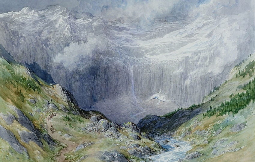 doğa, şekil, suluboya, Paul Gustave Dore, Gustave, Gustave Doré HD duvar kağıdı
