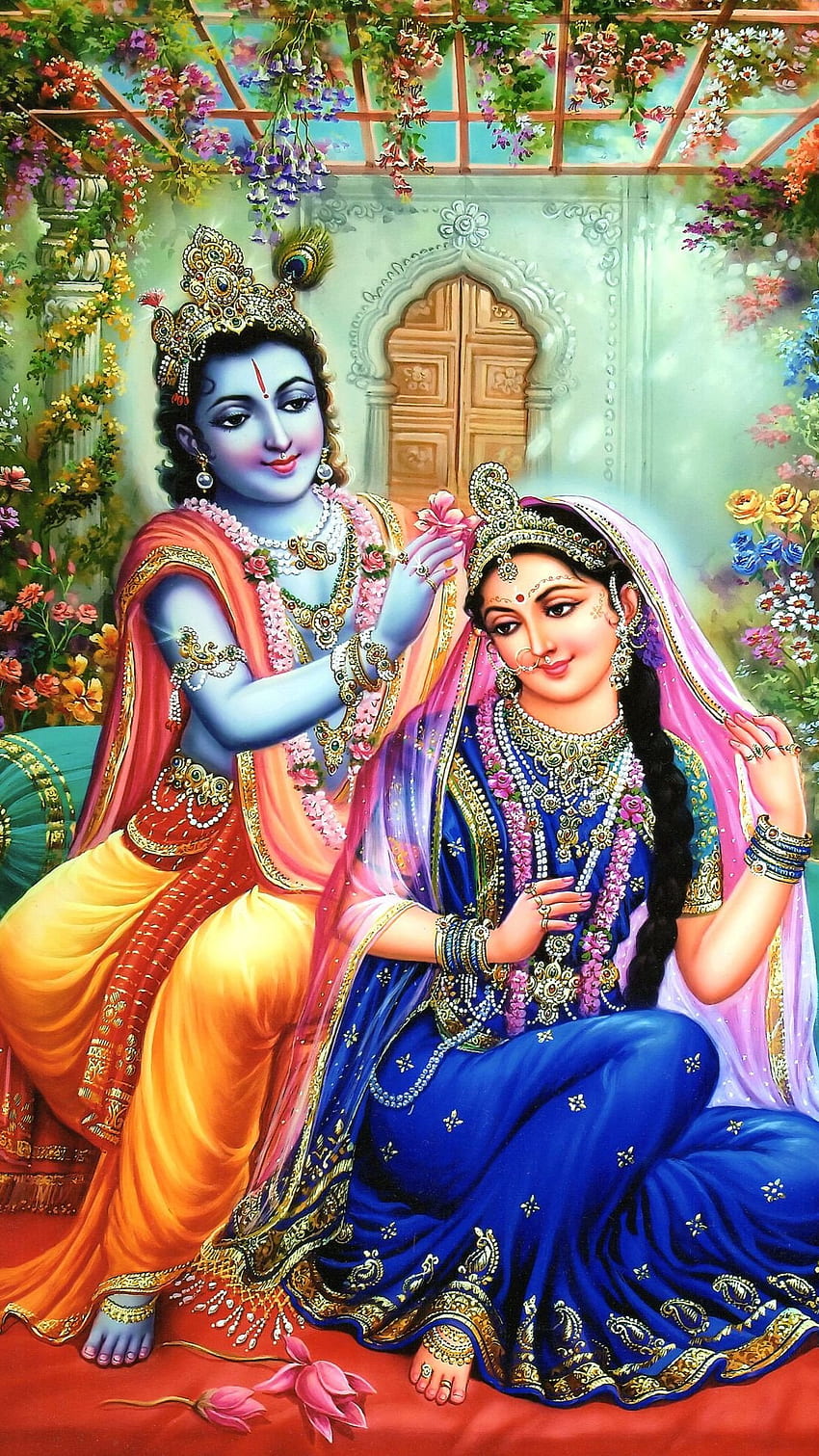 Radha Krishna, Seigneur Krishna, Radha Devi Fond d'écran de téléphone HD