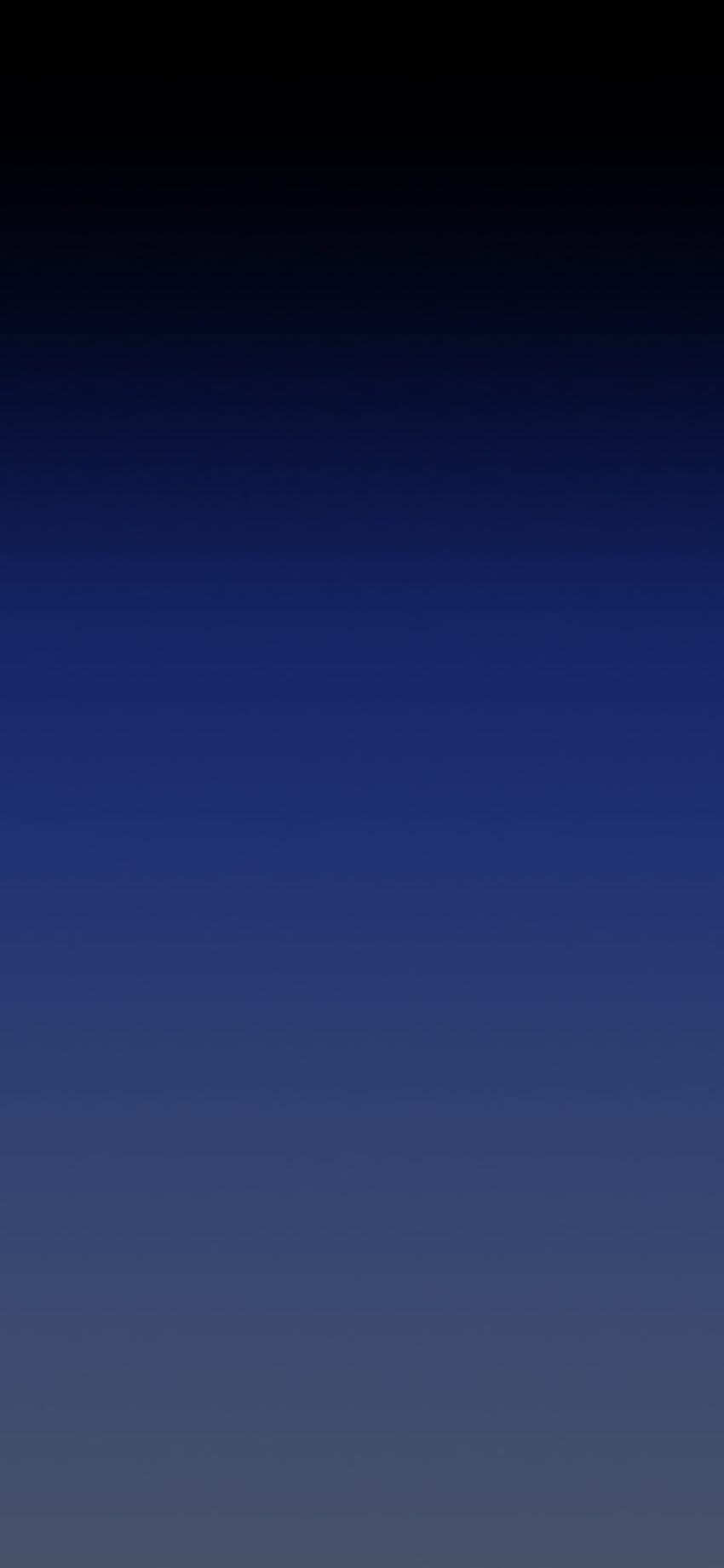 Minimal gradient to hide the iPhone X notch. Blue background , Dark blue , Plain iphone, Simple Gradient HD phone wallpaper