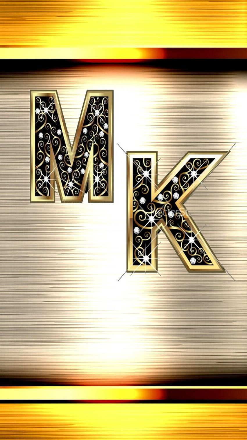 MK ON BRUSHED SILVER AND GOLD iPhone . Gold iphone, Live iphone, Alphabet, Michael Kors Logo HD phone wallpaper