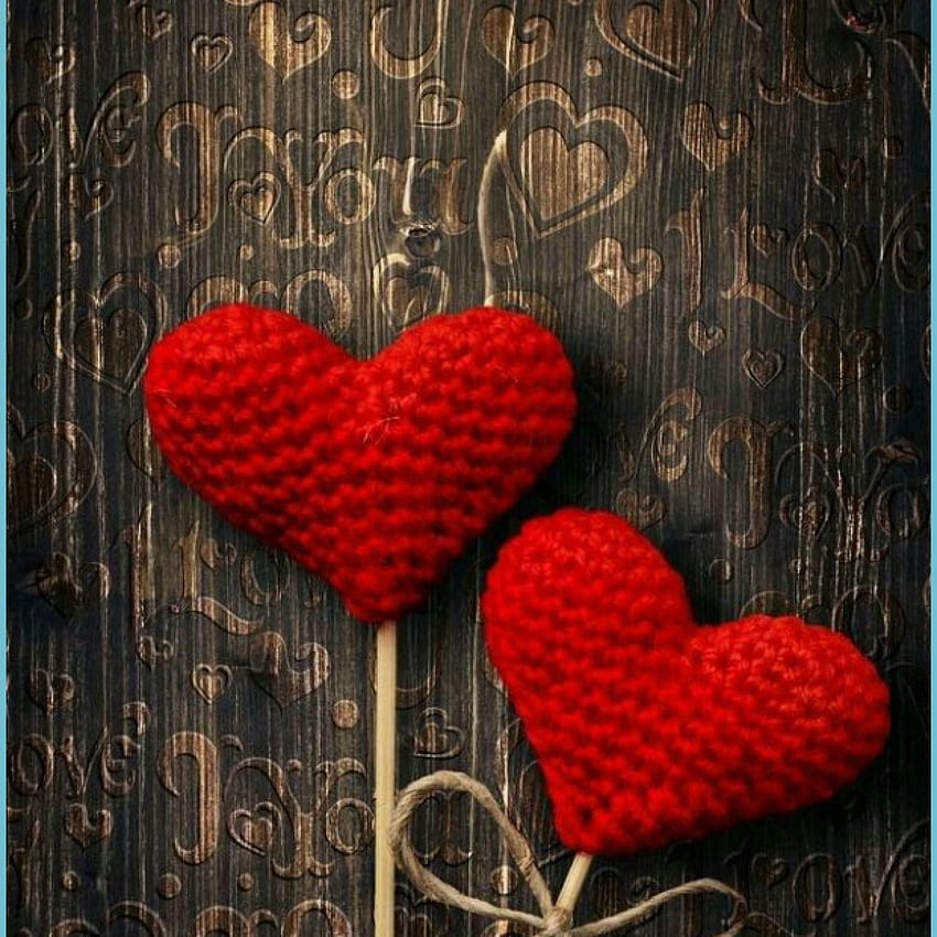 3d red heart love hd wallpaper