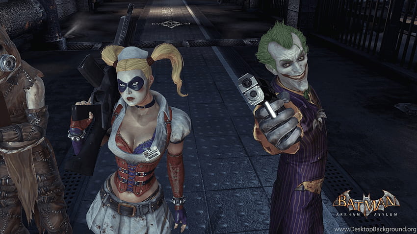 Harley Quinn Batman Arkham Asylum Yuiphone, Joker and Harley HD wallpaper |  Pxfuel