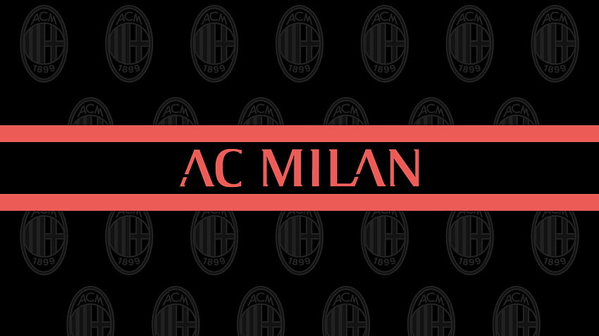 A.C. Milan, soccer, acmilan, football, emblem HD wallpaper