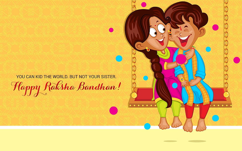Rakshabandhan Kardeş kardeş - Göz kamaştırıcı. Mutlu rakshabandhan, Raksha bandhan, Mutlu raksha bandhan HD duvar kağıdı