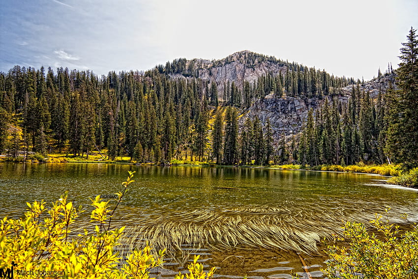 Landschaft, Natur, Berge, Herbst, See, Wald HD-Hintergrundbild