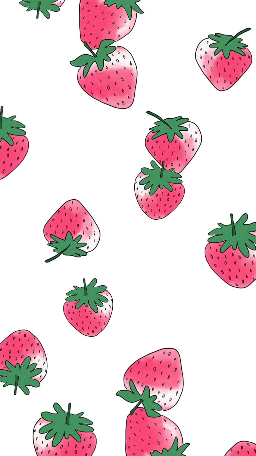 Strawberries. 30 Sweet and iPhone 7 . POPSUGAR Tech 14, Cute Strawberry HD phone wallpaper