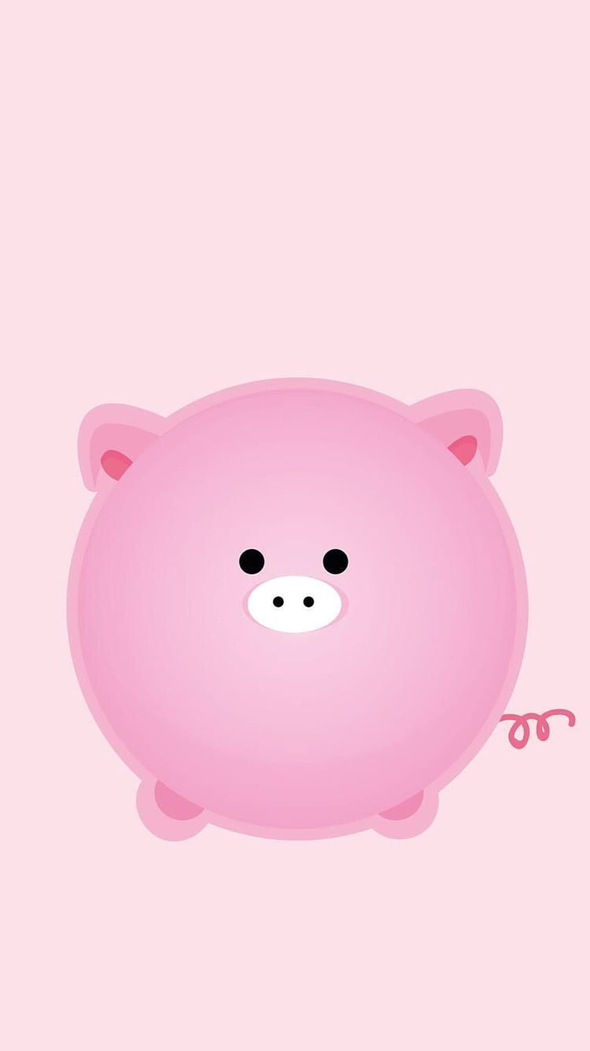 Pink piggy. Pig , Cute piggies, Cute pigs HD phone wallpaper