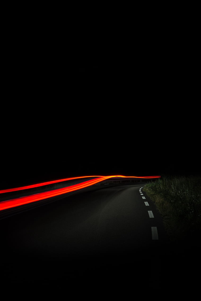 road, night, light, turn background, 2000x3000 HD phone wallpaper