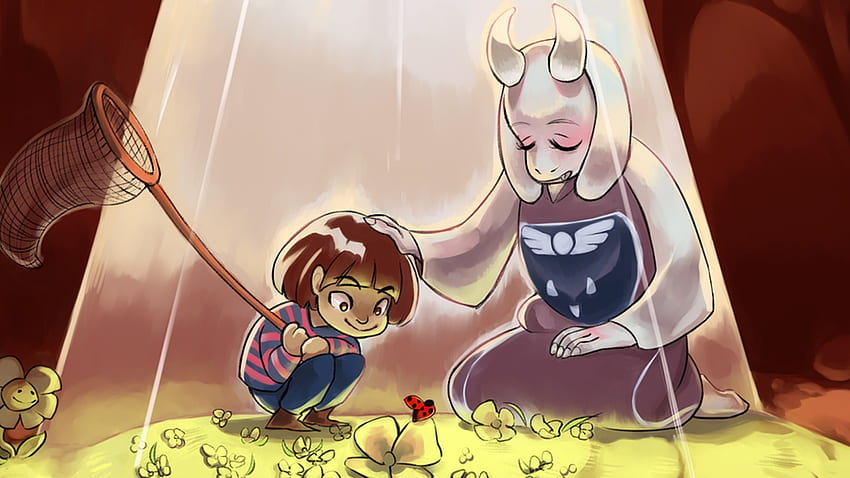 Wallpaper frisk, undertale, video, game, art desktop wallpaper, hd