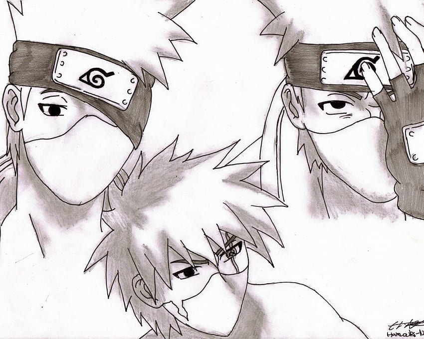 How To Draw Kakashi vs Obito | Step By Step | Naruto - YouTube