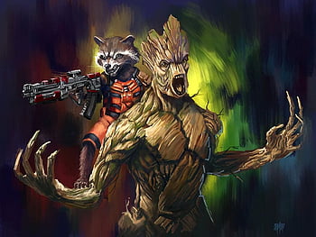 Page 3 | rocket raccoon and groot HD wallpapers | Pxfuel