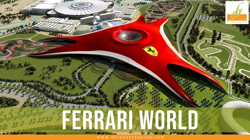 Ferrari world Abu Dhabi - Ferrari world Abu Dhabi тръпка. Обиколка на света на Ferrari Абу Даби HD тапет