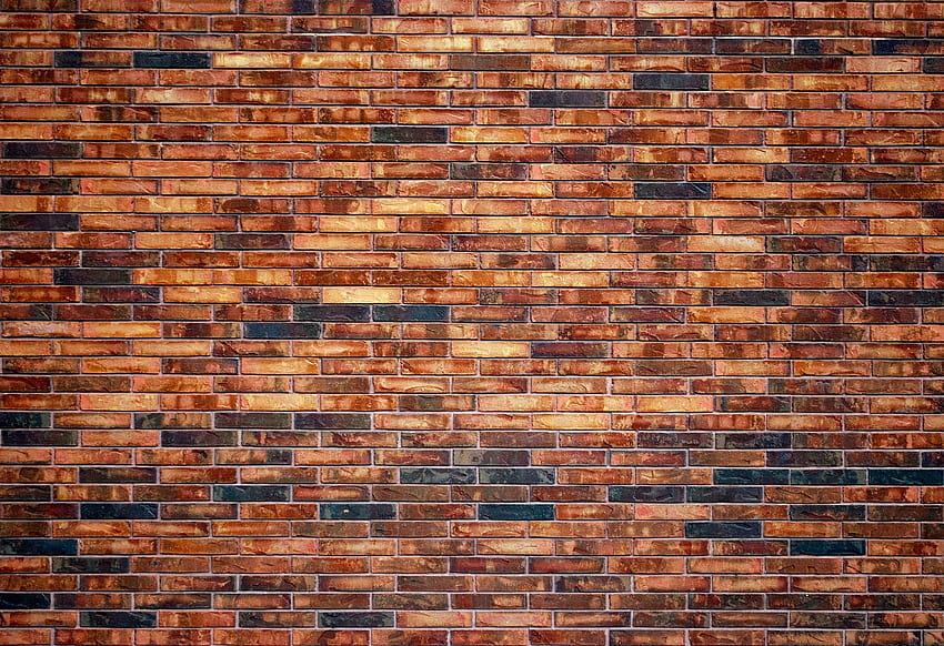 Brick with Texture, Orange Brick HD wallpaper