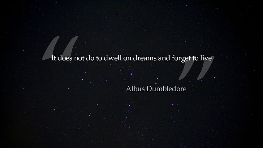 Citations d'Albus Dumbledore Fond d'écran HD
