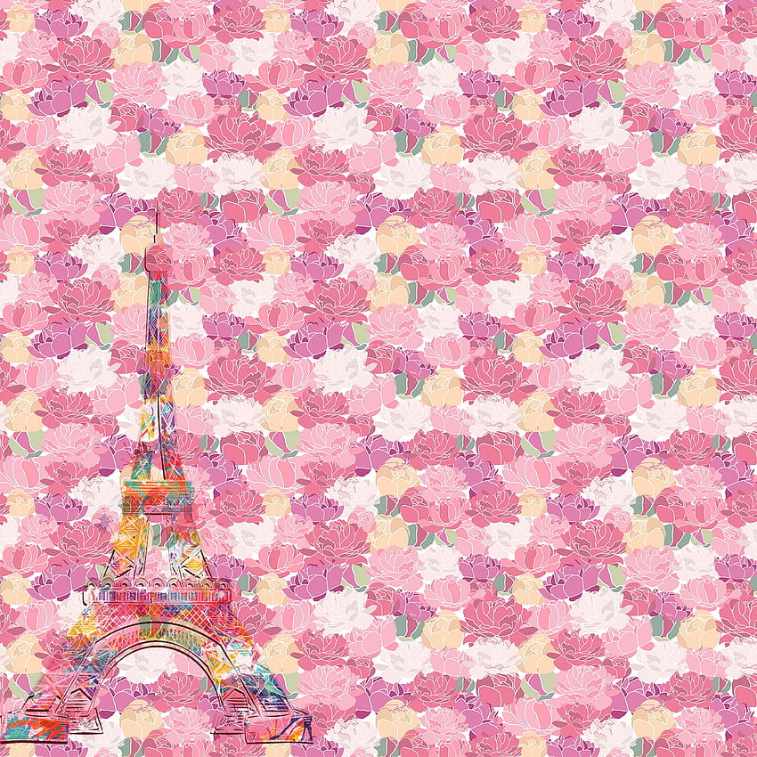 Paris Digital Paper French, Paris Watercolor HD phone wallpaper