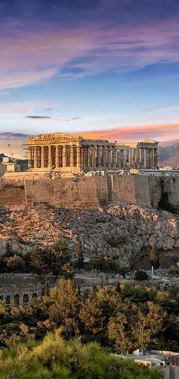 Parthenon Temple Closeup Acropolis Athens Greece Stock Photo by  ©rabbit75_dep 193078790