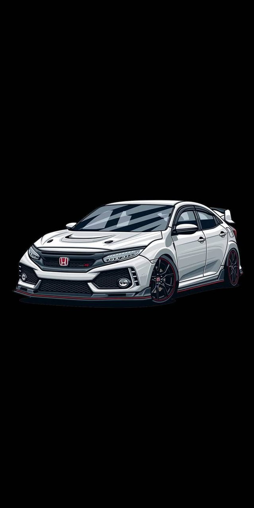 Honda Civic Tipe R By wallpaper ponsel HD