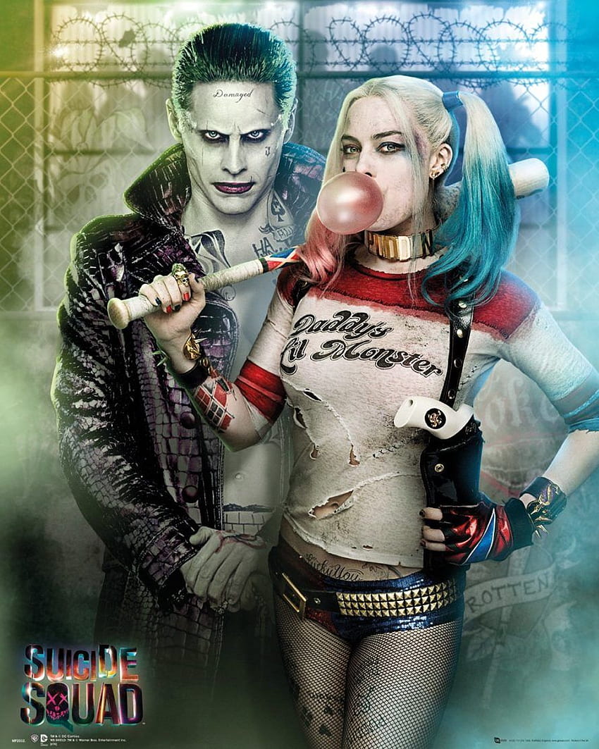 HD wallpaper Joker Suicide Squad poster pop art movie poster Jared Leto   Wallpaper Flare