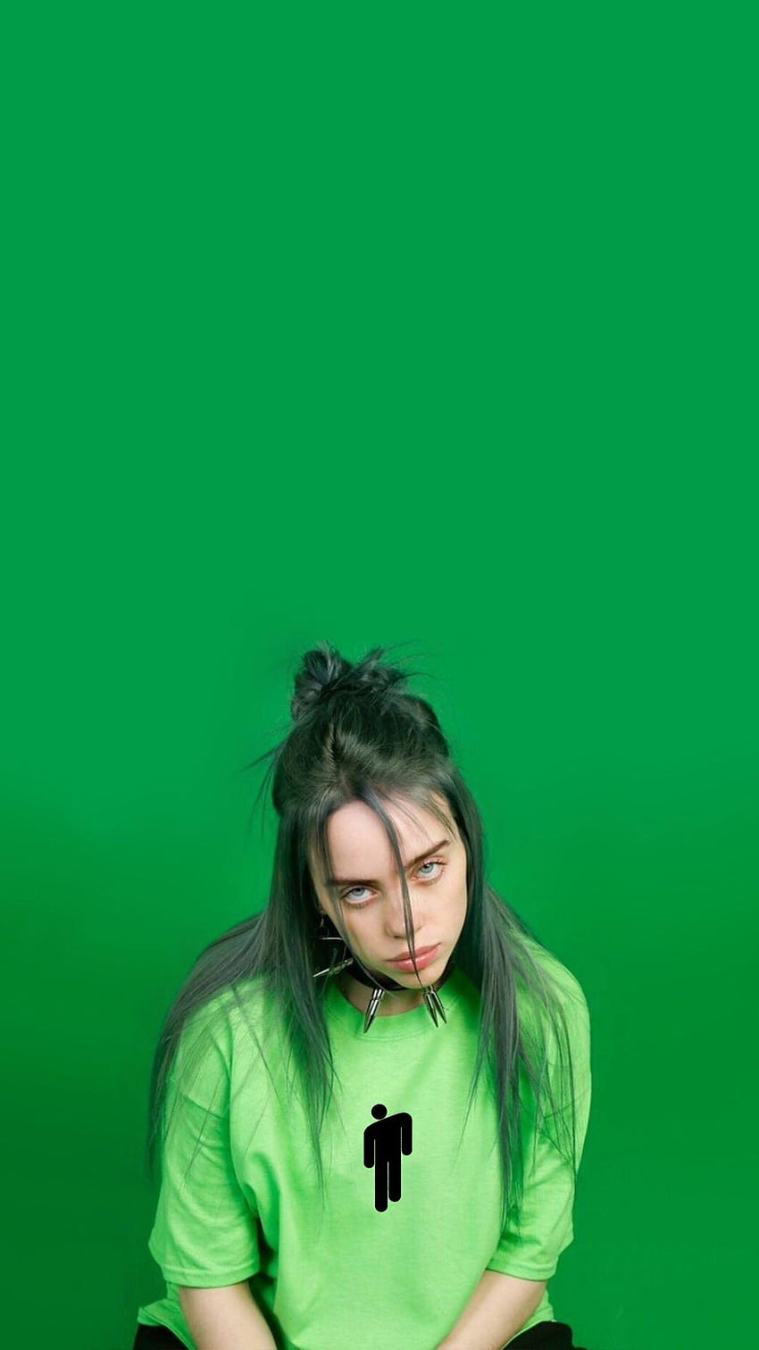 Billie Eilish Green, Billie Eilish Green Hair HD phone wallpaper