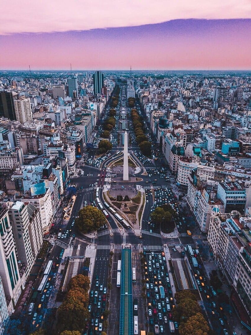 Град, Аржентина и Буенос Айрес - красив Буенос Айрес -, улица Буенос Айрес HD тапет за телефон
