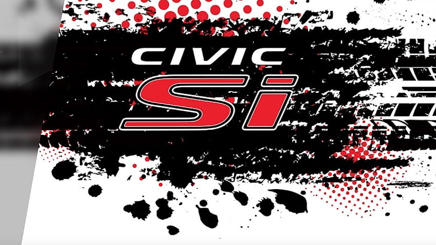 Honda Civic Si Revelando Vídeo, Logo Honda Civic papel de parede HD