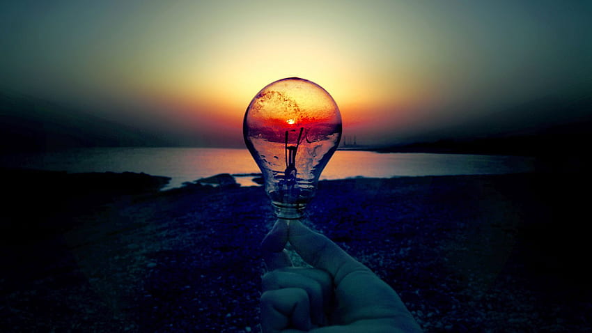 Swap s With Each Other With These Reader Submitted . Sunset , Light Bulb, Life Improvement, Blue Origin HD wallpaper