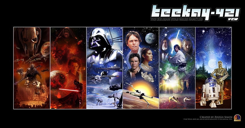 Page d'accueil de SimonZ - Star Wars, affiches, dessins de couverture Fond d'écran HD