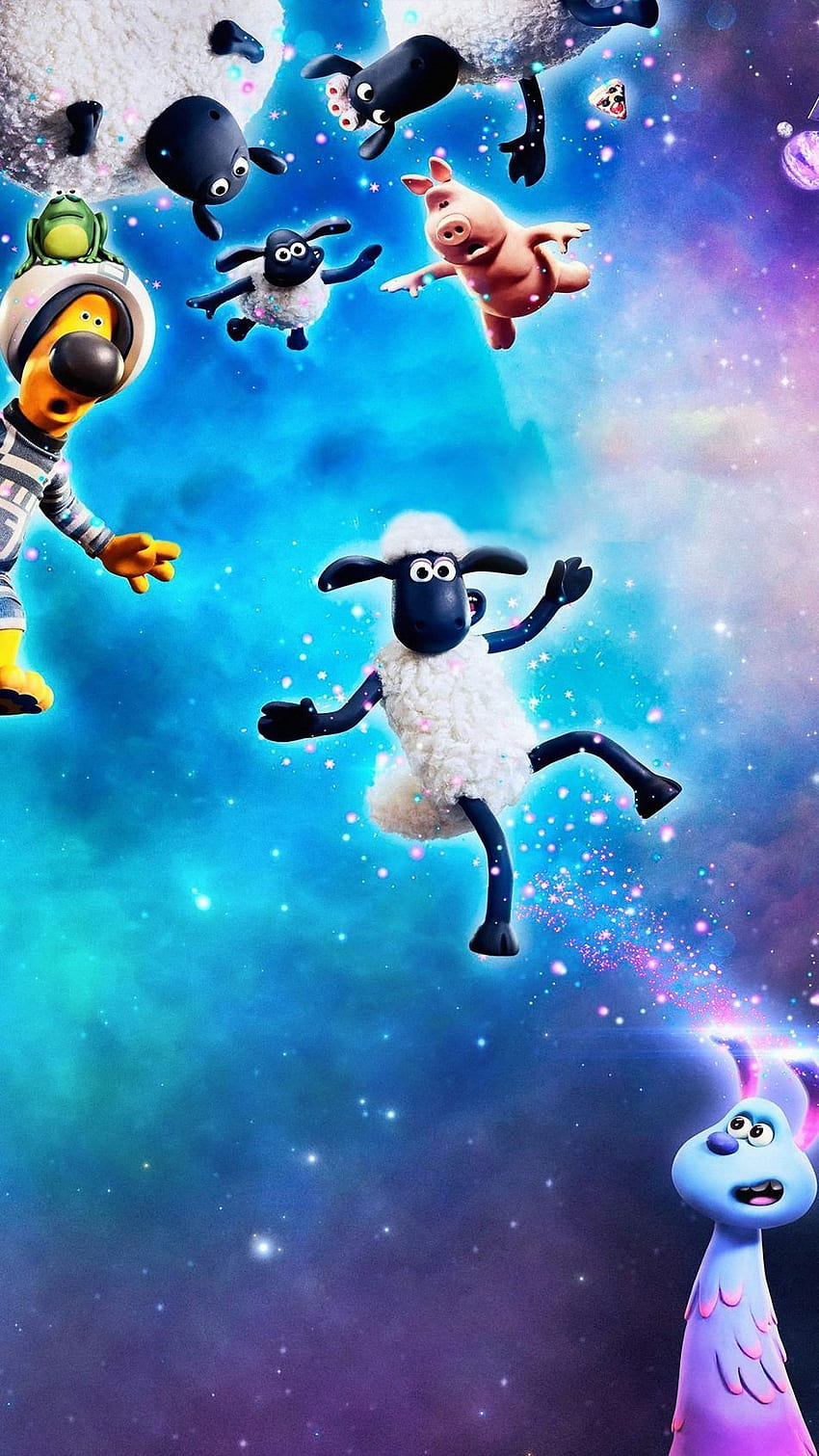 Film Owca Shaun: Farmageddon 2019 Ultra Mobile. Shaun Carneiro, , ns fofas, Cartoon Sheep Tapeta na telefon HD