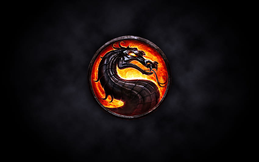 Logo Mortal Kombat, fajne logo gier Tapeta HD