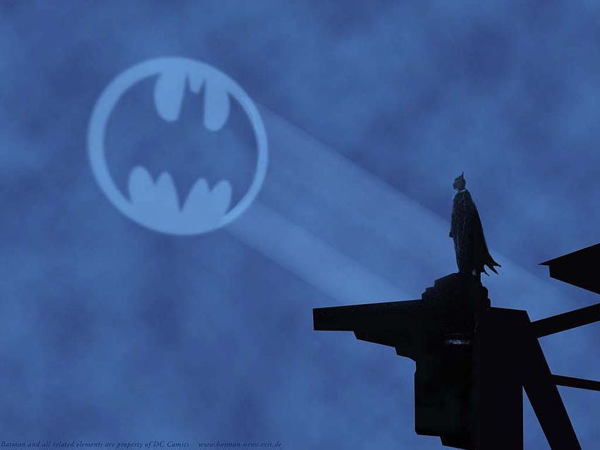 Batman en la noche - Batman - Vigilante de dibujos animados - Batman - Batman y - computadora Batman - Batman, Batman azul fondo de pantalla