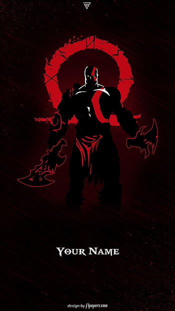 Kratos Gaming Logo, God of War Minimalist HD phone wallpaper