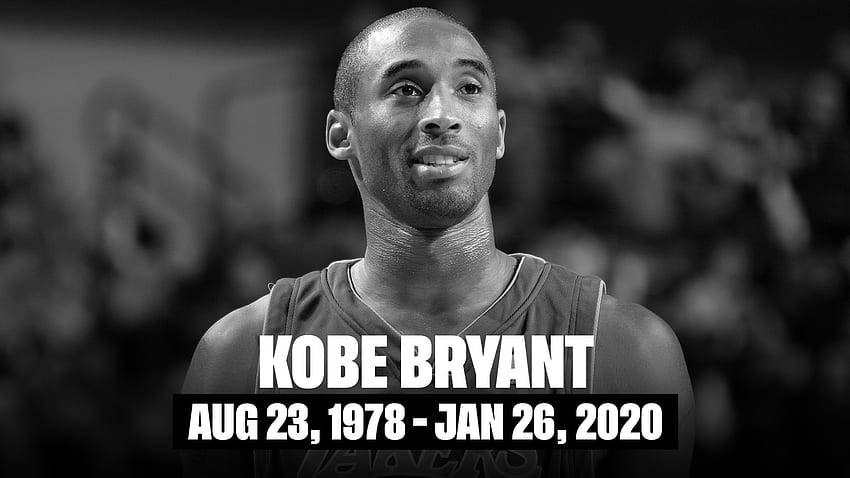 The world reacts to Kobe Bryant's tragic death in a helicopter crash, Kobe Bryant Rip HD wallpaper