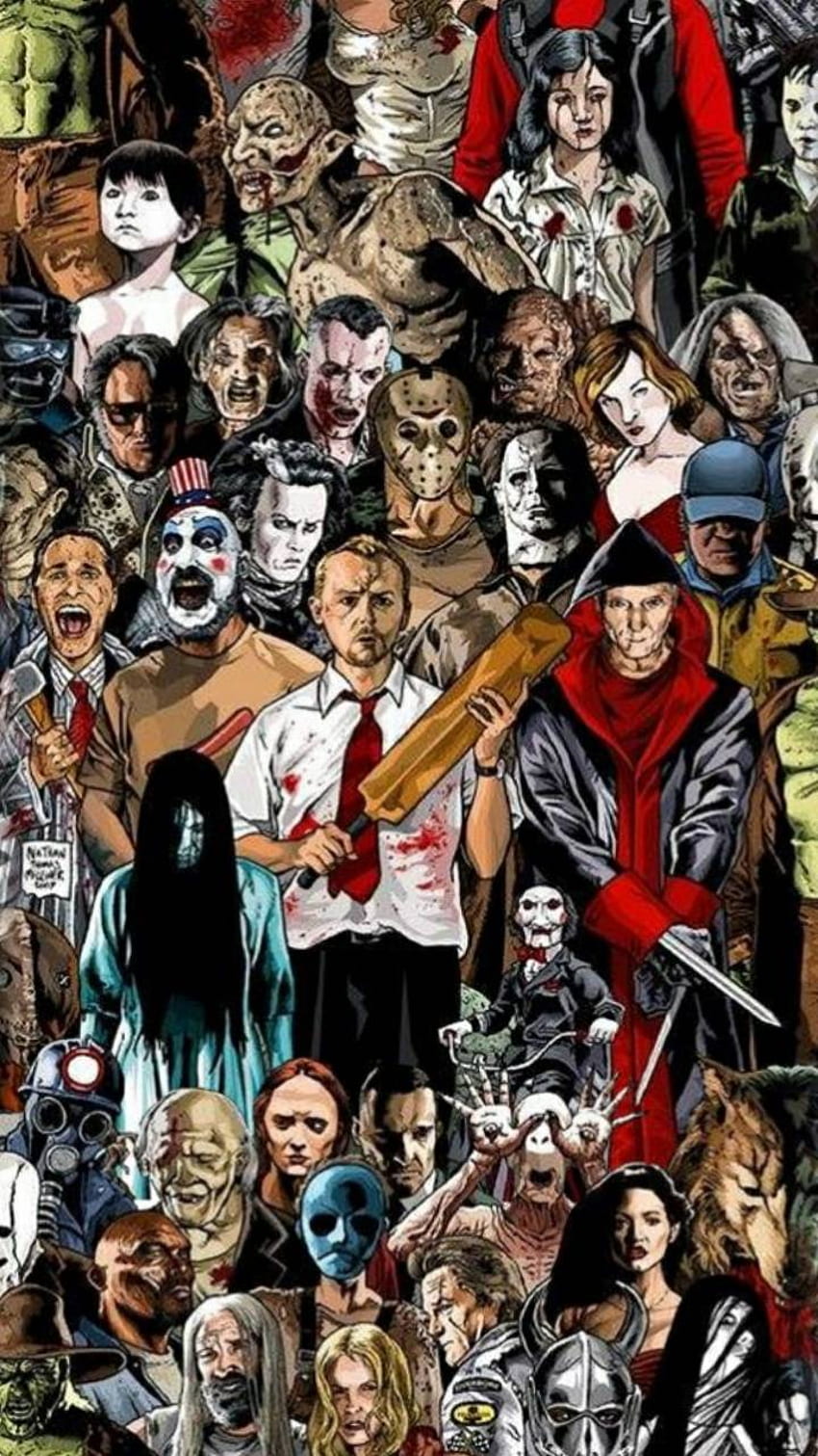 Titans of Terror Horror Icons Wallpaper by Thekingblader995 on DeviantArt