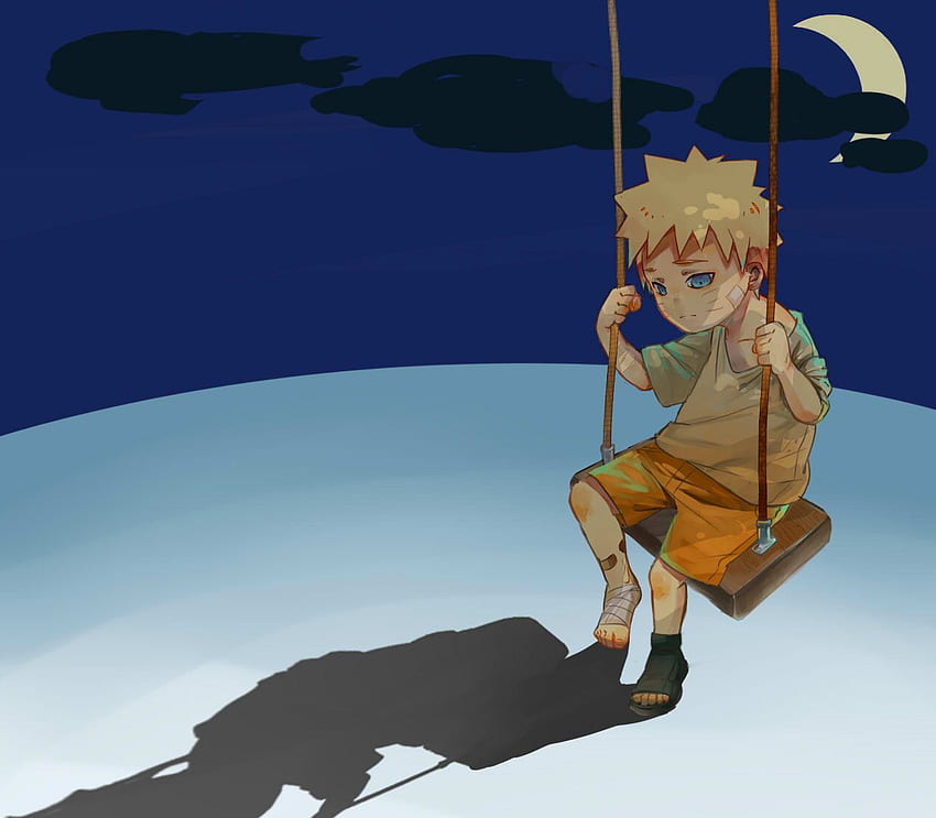 Naruto Di Ayunan, Anak Naruto Wallpaper HD