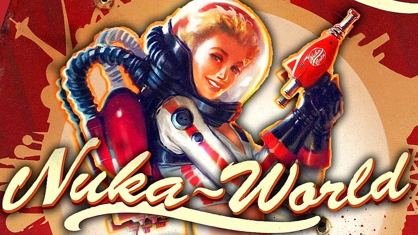 Nuka Cola Girl Уникален Fallout 4 Nuka World Dlc HD тапет