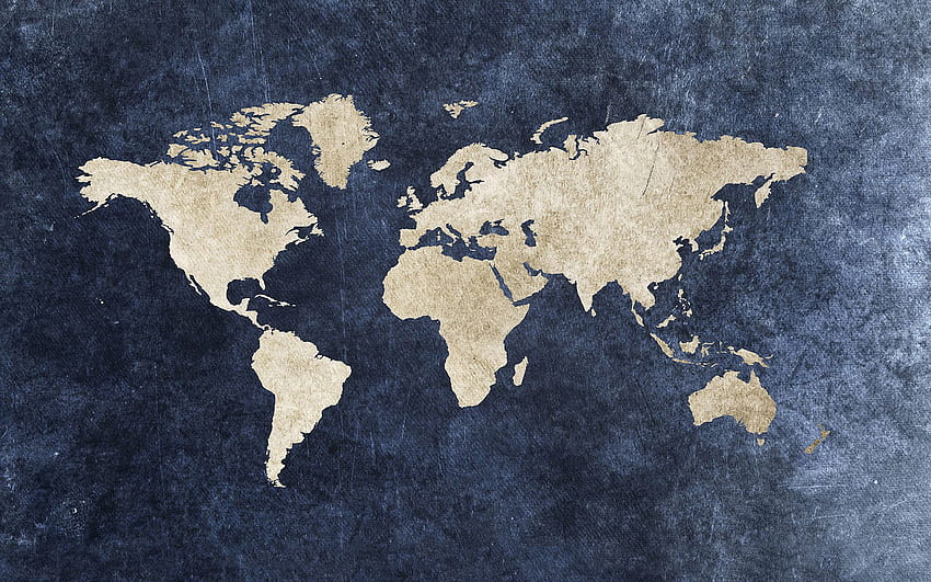 World Map . Computer , Laptop , World map , Travel World Map HD wallpaper
