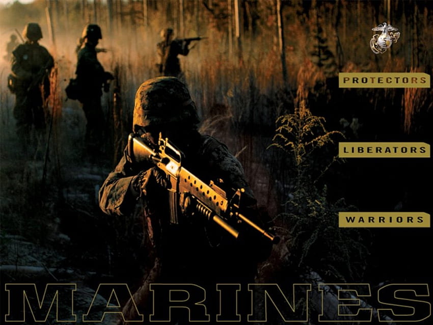 Marines, wojsko Tapeta HD