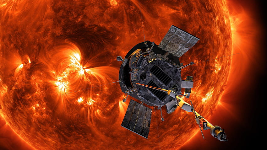 NASA'nın Parker Güneş Sondası, Güneş Sistemi Çevresindeki Gözlemevleri, Nasa Sun ile Birlikte Çalışıyor HD duvar kağıdı