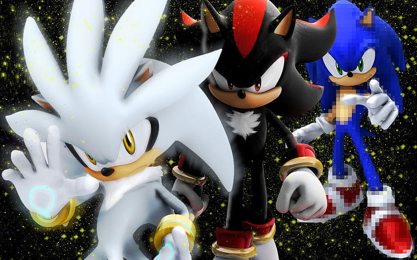 sonic shadow silver - Sonic, Shadow, and Silver, Cool Sonic and Shadow HD wallpaper