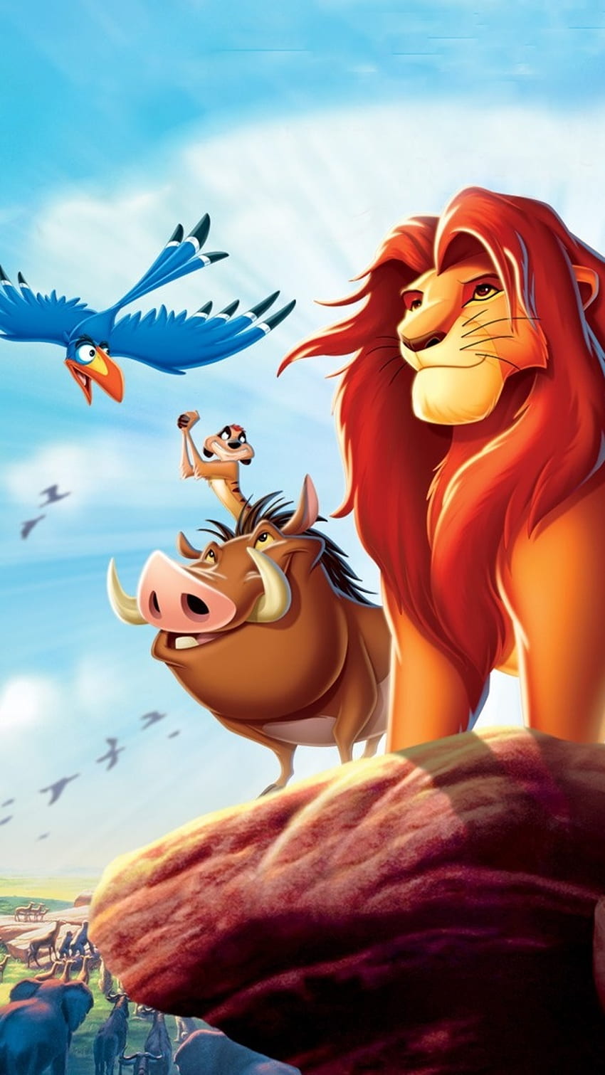 Melhor Rei Leão, Vida Selvagem, Animais, desenho animado Papel de parede de celular HD