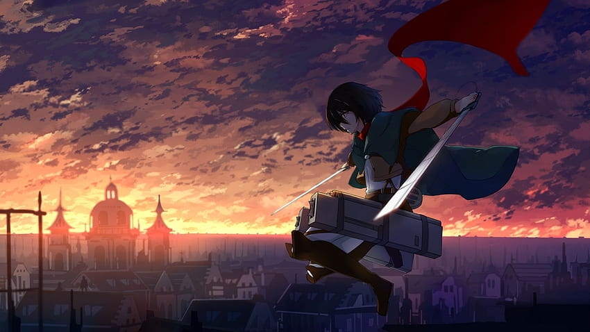 anime, shingeki no kyojin, mikasa ackerman, Attack On Titan Mikasa Wallpaper HD