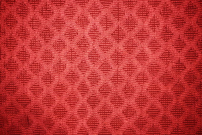 Red Dish Towel with Diamond Pattern Texture . graph. Public Domain HD wallpaper